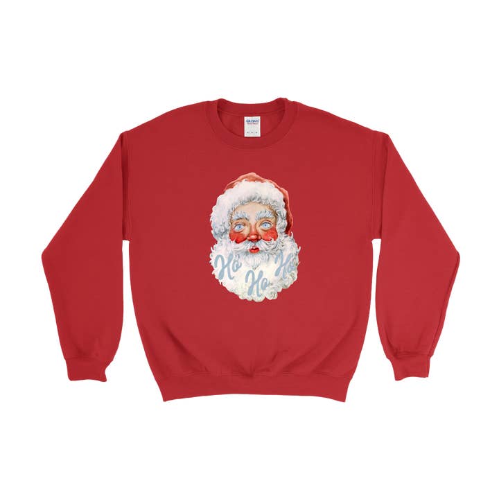 Lucy + Company - Wholesale Graphic Sweatshirt - Women's - Santa Hohoho Christmas Graphic Sweatshirt