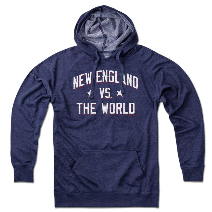 New England vs The World Hoodie for wholesale by Chowdaheadz