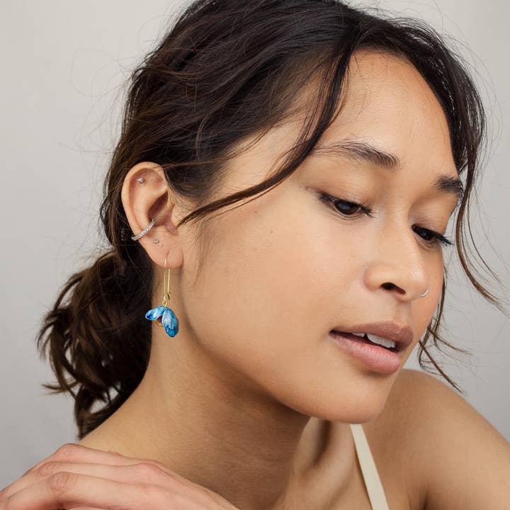 Silk Purse, Sow's Ear – wholesale Hängande örhängen – Bluebell Örhängen
