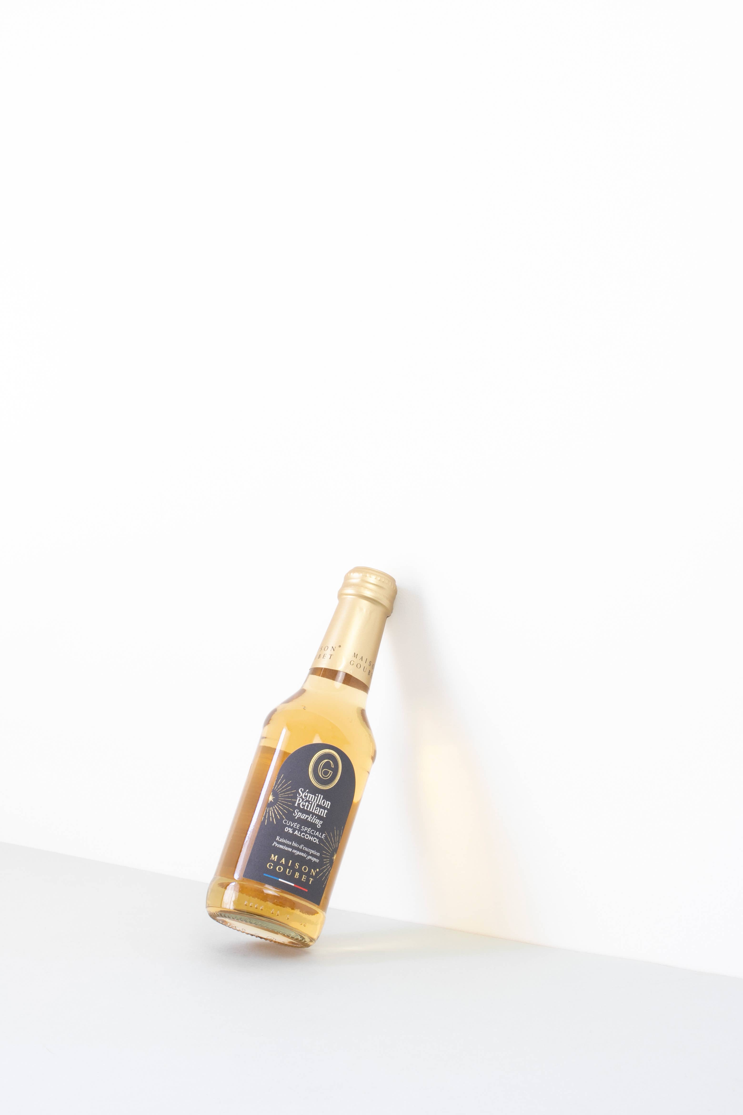 Maison Goubet – wholesale Alkoholfria likörer/vin/öl – Sémillon mousserande ekologisk & alkoholfri druvsort 250ml