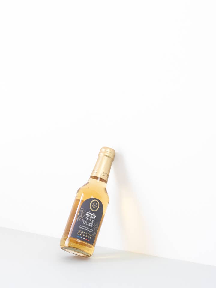 Sémillon sparkling organic & alcohol-free grape variety 250ml for wholesale by Maison Goubet
