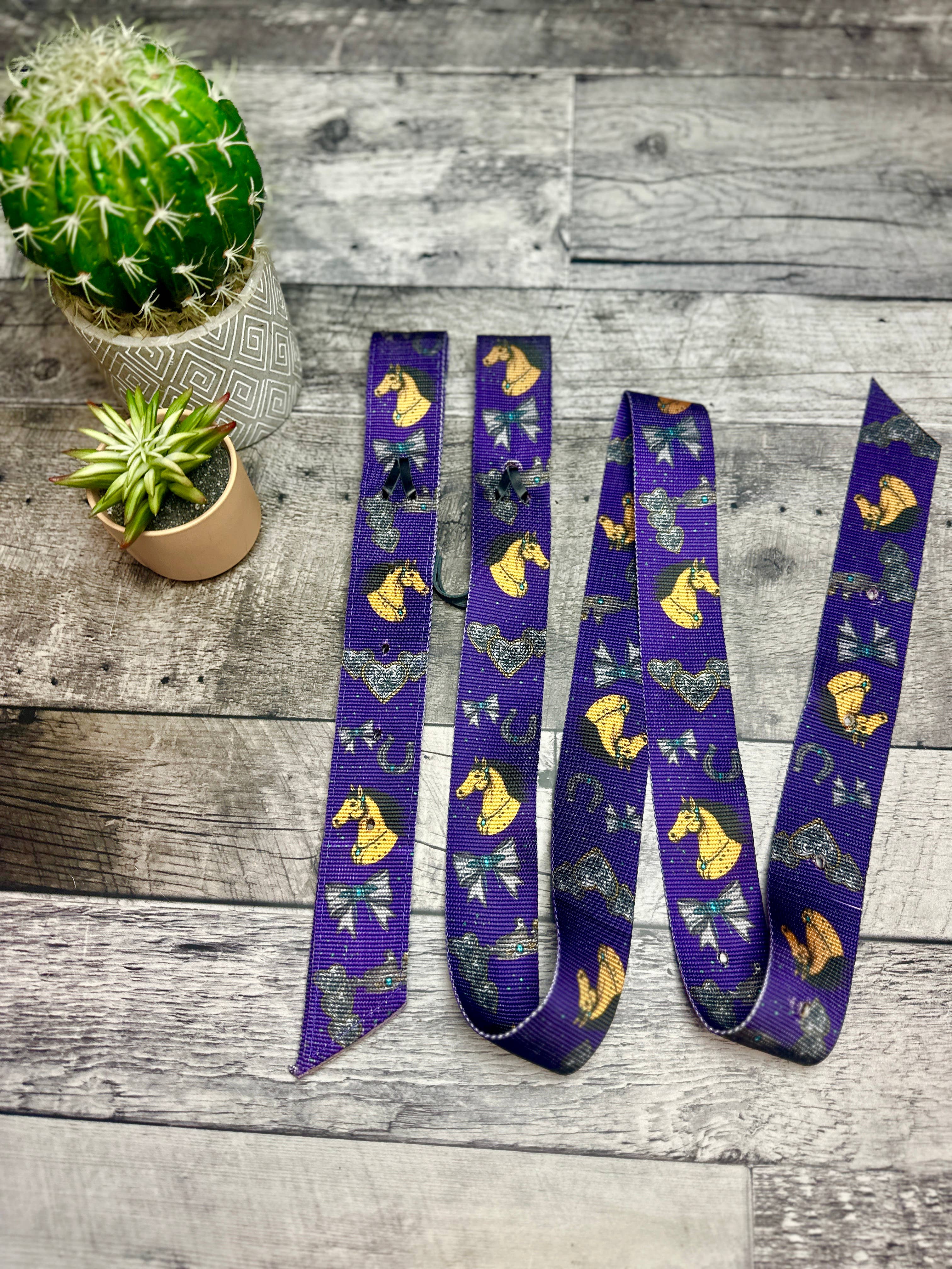 Schulz Equine - Wholesale Paardrijuitrusting - Set van nylon Latigo en Off Billet27