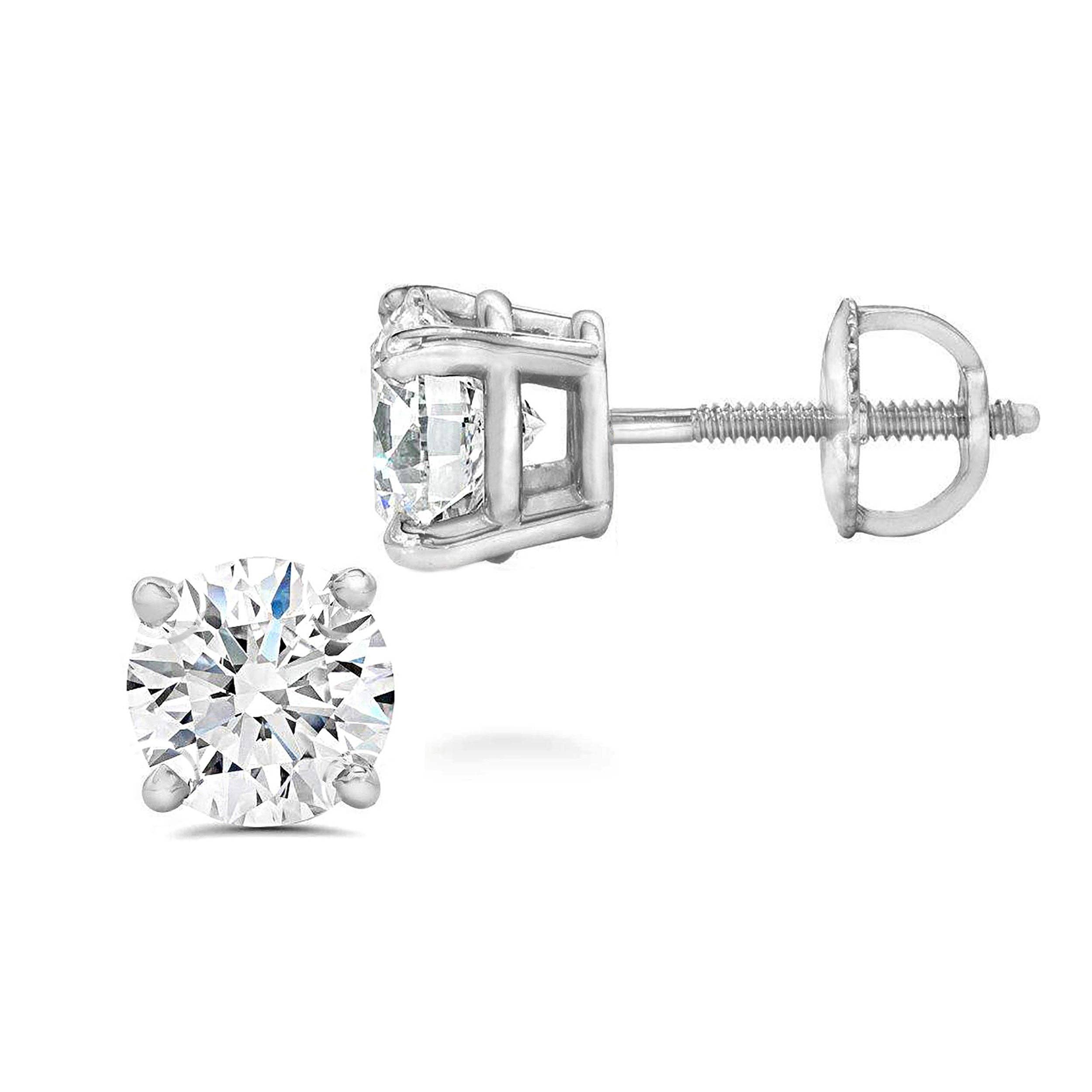 Fifth and Fine - Wholesale Stud/Post Earrings - IGI Certified VS2 Lab Grown Diamond Earrings 14K Gold5