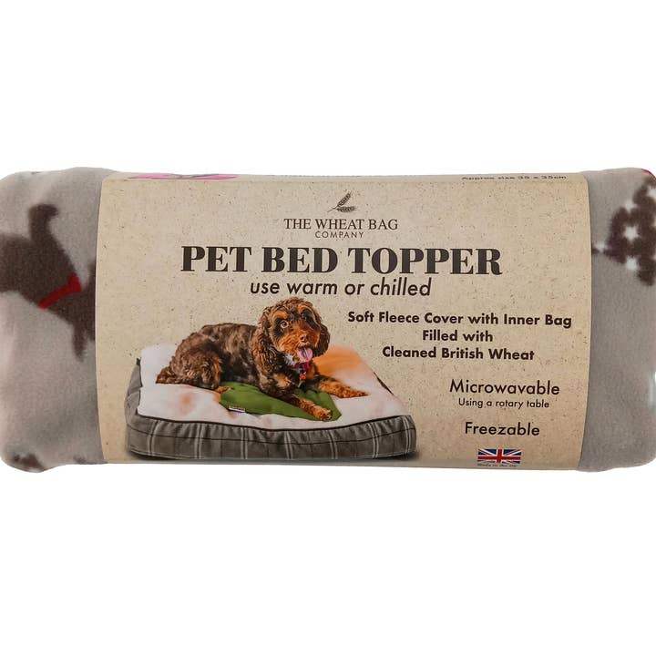 Scottie Dog Pet Bed Topper for wholesale by The Wheat Bag Company