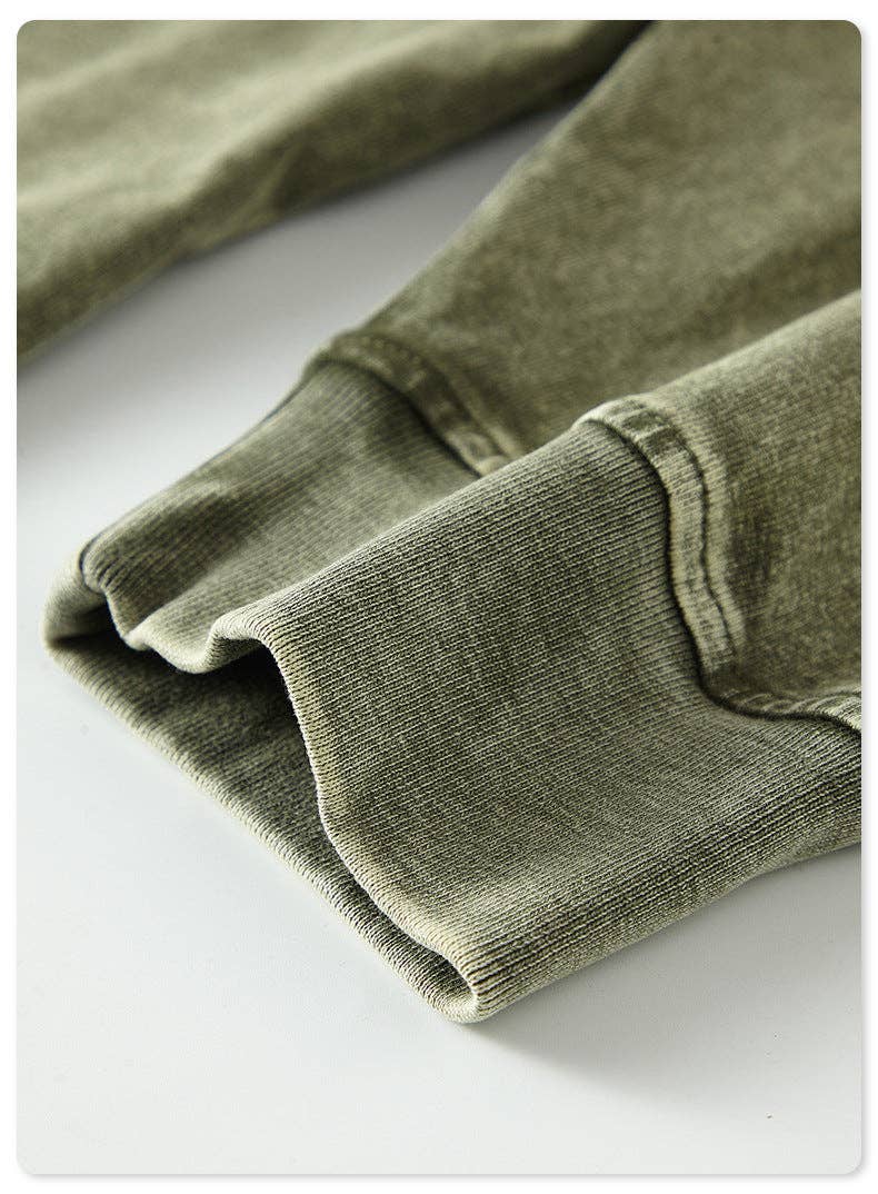 Dipped Shop - Wholesale T-Shirt - Women's - Vintage Washed Crew Neck Long Sleeve T-shirt DP25E5696