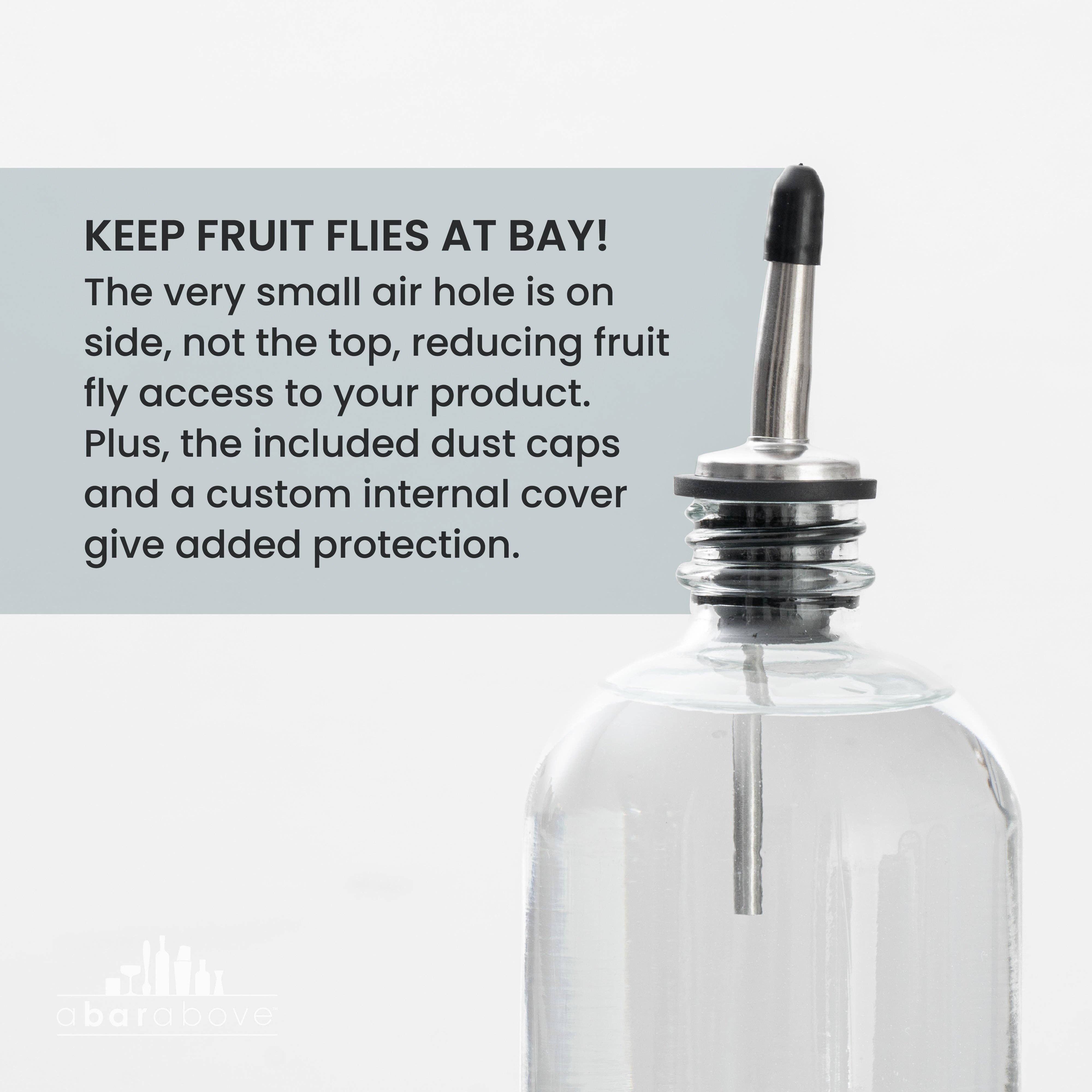 A Bar Above - Wholesale Bar Tool - Pour Spouts, Set of 6 Bottle Pourers - Gold1