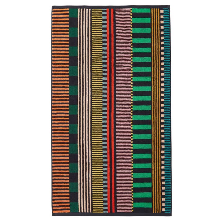 Multi Stripe Bath Towel for wholesale by Donna Wilson