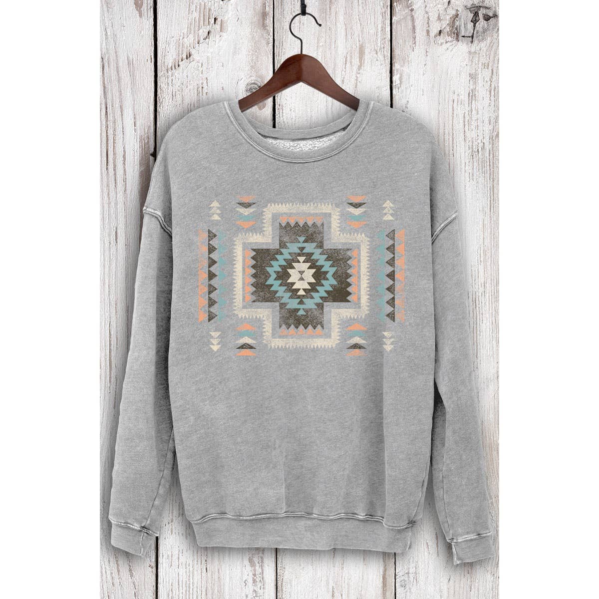 HRTandLUV - Wholesale Sweatshirt - Women's - VINTAGE AZTEK MINERAL  SWEATSHIRTS4