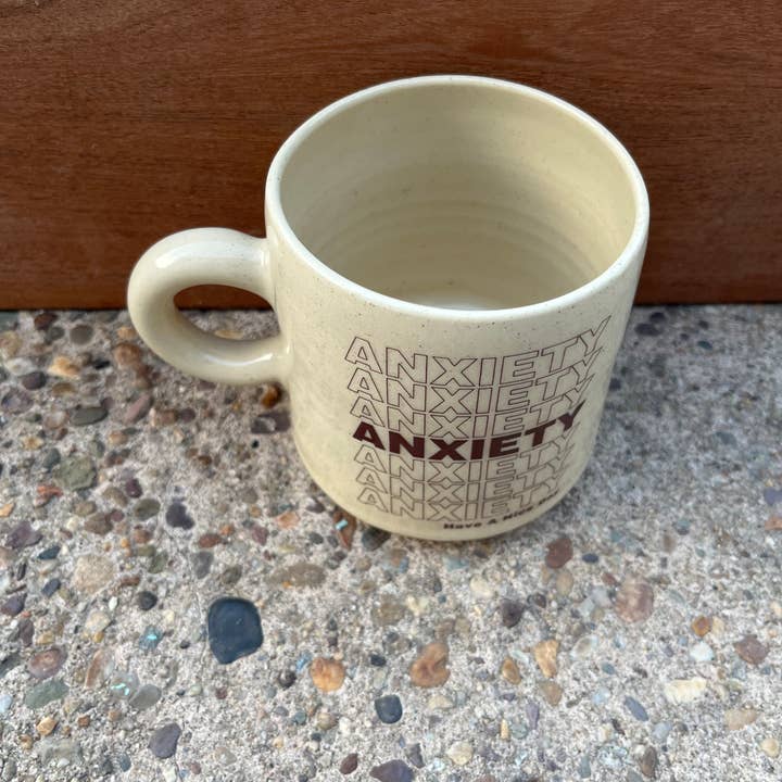 Stanley Chester & Albert Ceramics - Wholesale Coffee Mug - Mid-Century Mug :: Anxiety / Have a Nice Day1