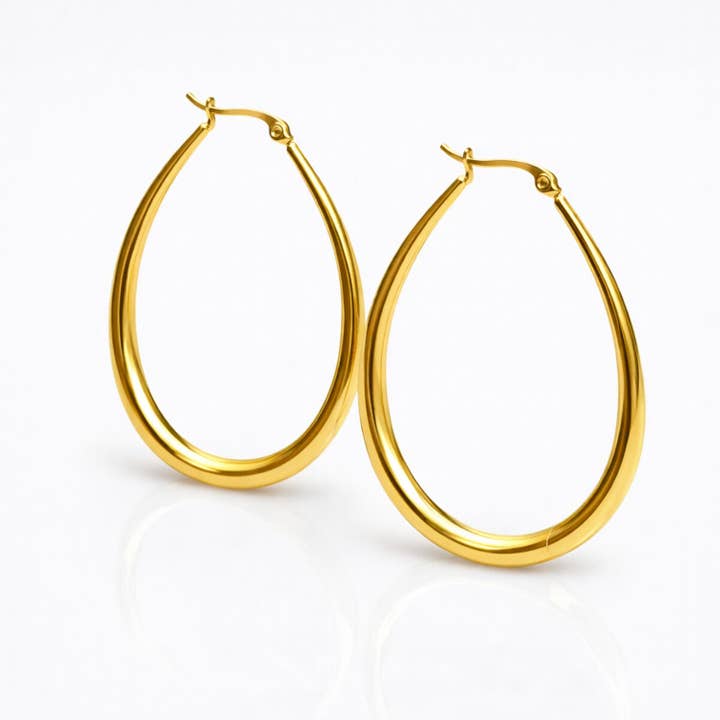 Florentiner Kreolen II für den Großhandel von Poudre Bijoux