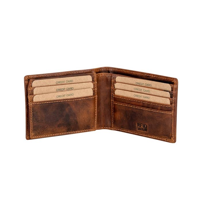 Greenwood Leather AU - Wholesale Wallet - Men’s - Samson RFID Leather Wallet – Camel2