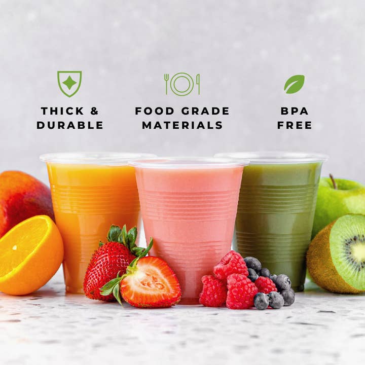 Framo - Wholesale Disposable cup - 7 Oz Clear Disposable Plastic Cups By Framo In bulk6