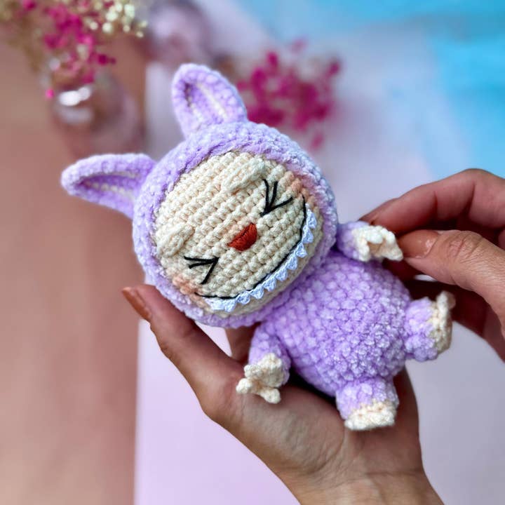 TOMOPOD LLC - Wholesale Christmas decoration - Cute Bunny Crochet, Handmade Smiling Monster Bunny Decor7