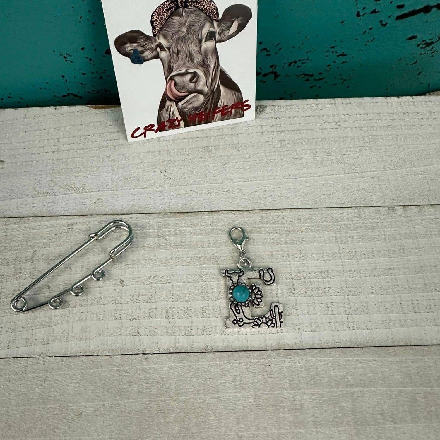 Crazy Heifers Wholesale - Wholesale Individual Charm/Pendant - Initial Clip-on Charms4