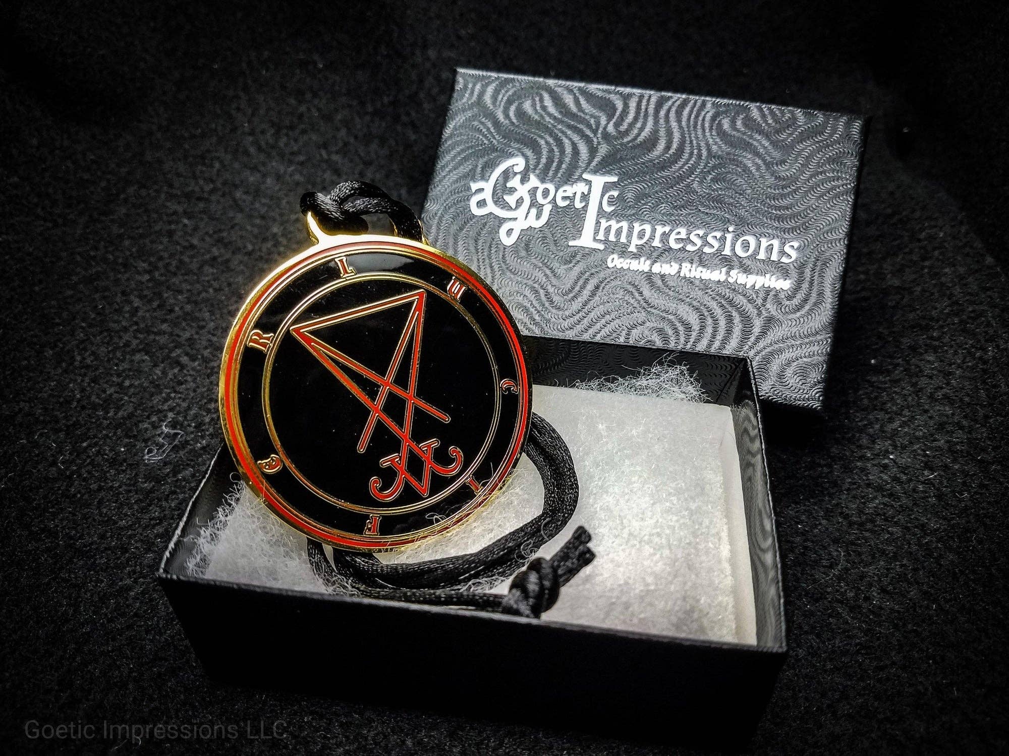 Goetic Impressions - Wholesale Individual Charm/Pendant - Lucifer Sigil Pendant12