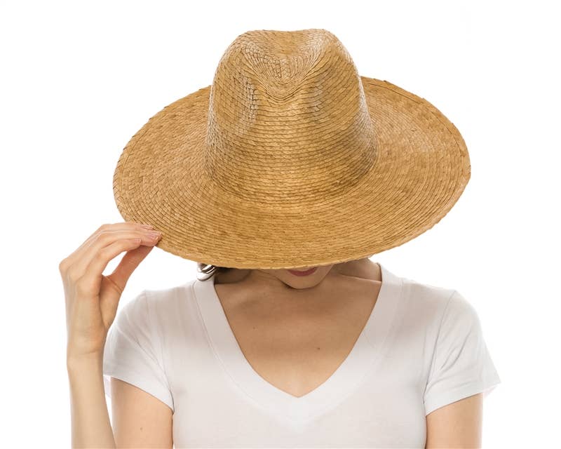 DNMC - Wholesale Strohoed - Dames - Handgemaakte Buri Palmblad Stro Panama Hoed9