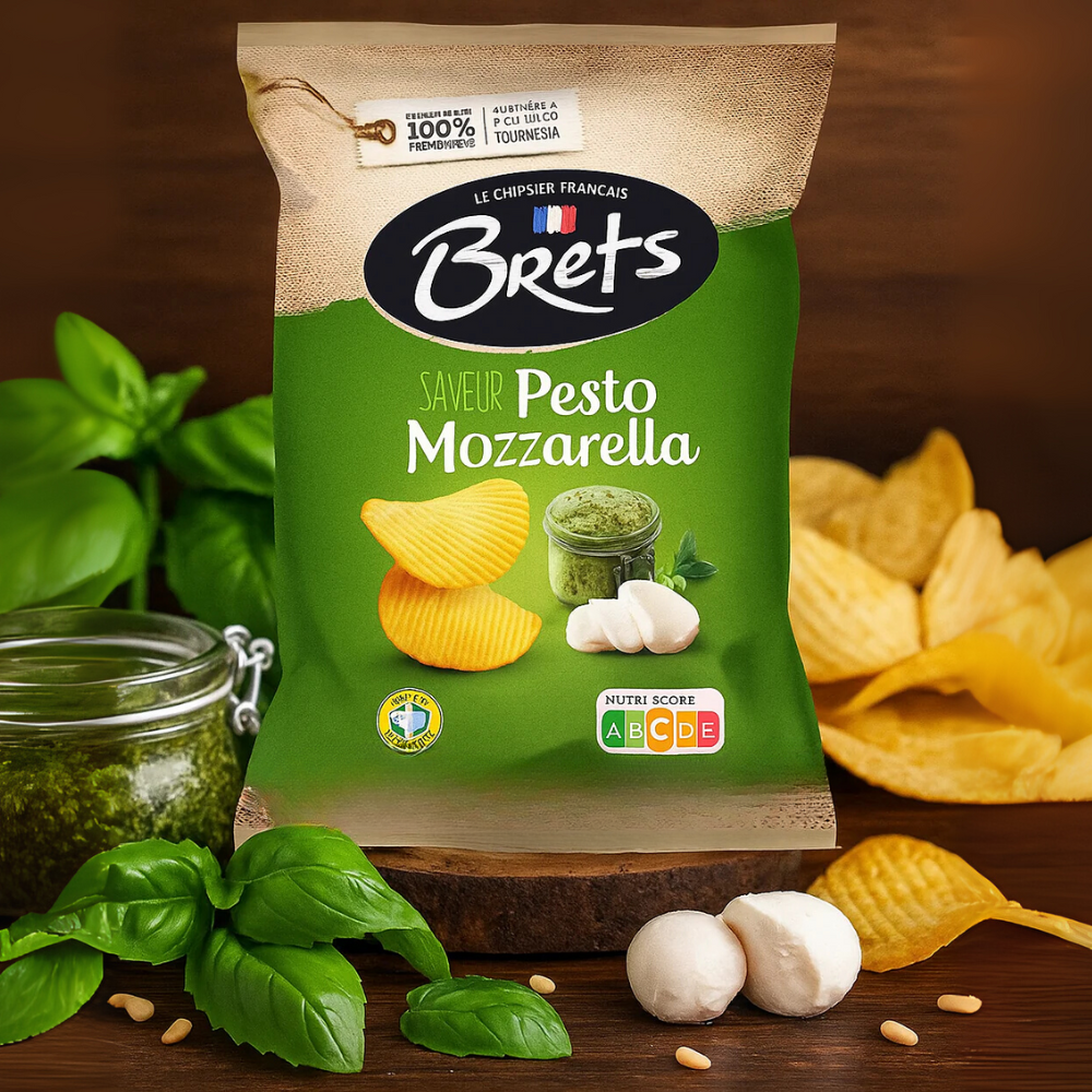 123bonbon - Wholesale Chips - Chips BRET'S French Pesto Mozzarella 1