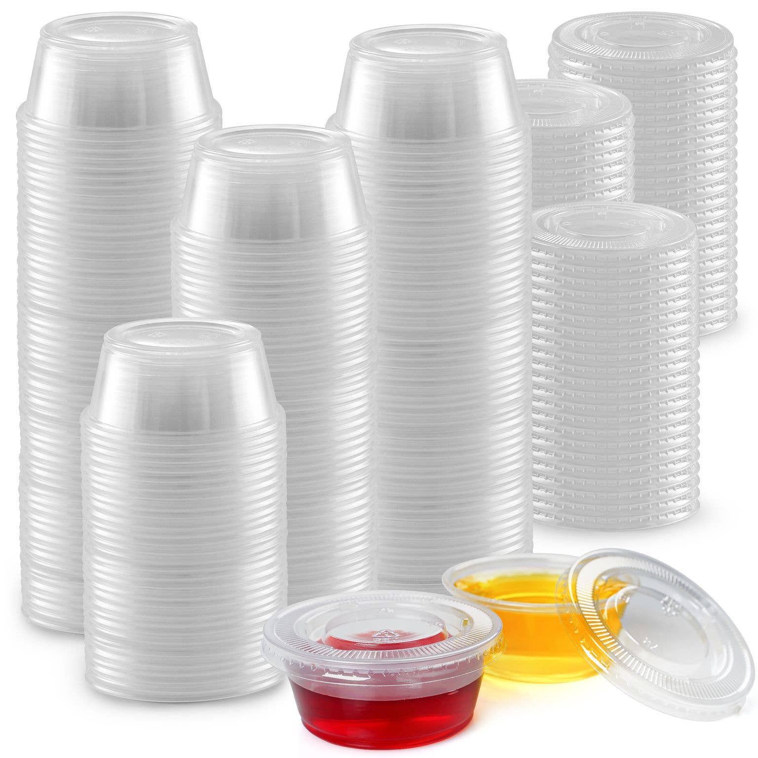 8ct mDesign Plastic Kitchen Pantry Storage Organizer Bin with Handles, 8 Pack, Clear