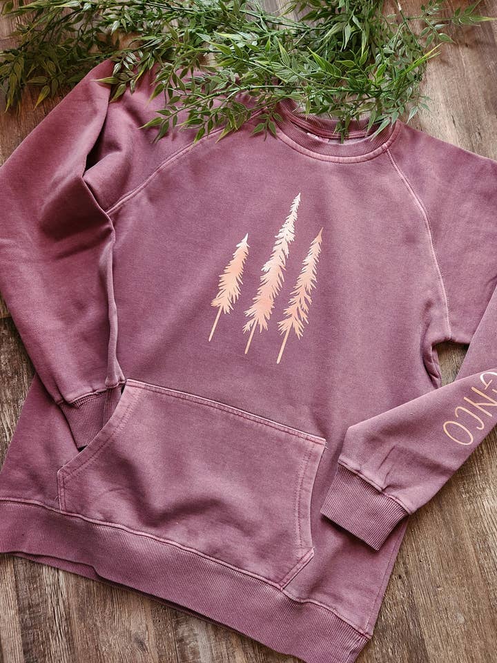 MULTI TREE POCKET CREW for wholesale by Still North Design Co