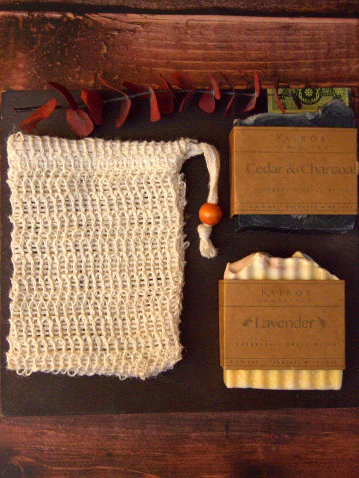 The Essentials Soap Set-2 Bar for wholesale by Kairós Homestead
