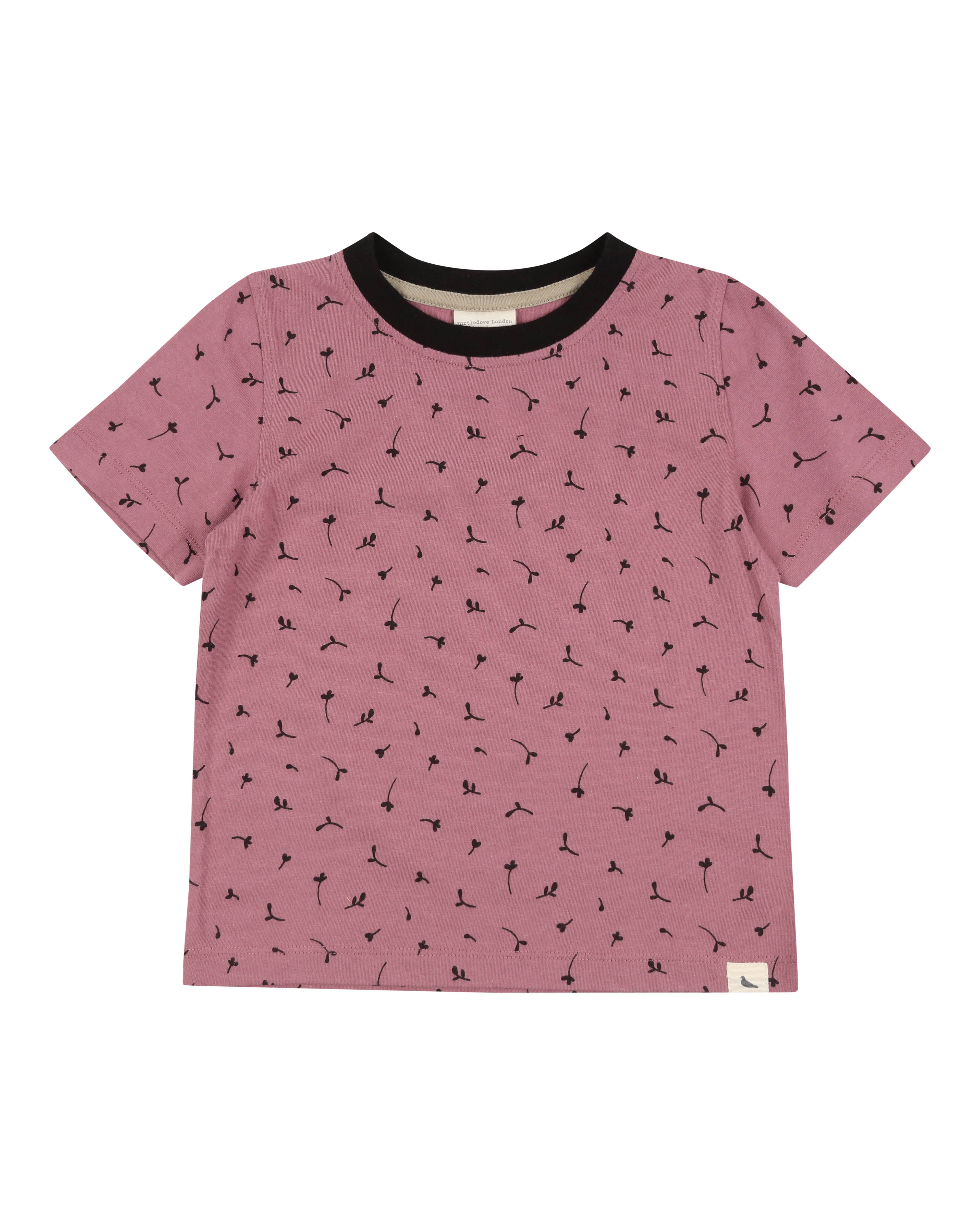 plum Seedling Print T-Shirt for wholesale on Faire0
