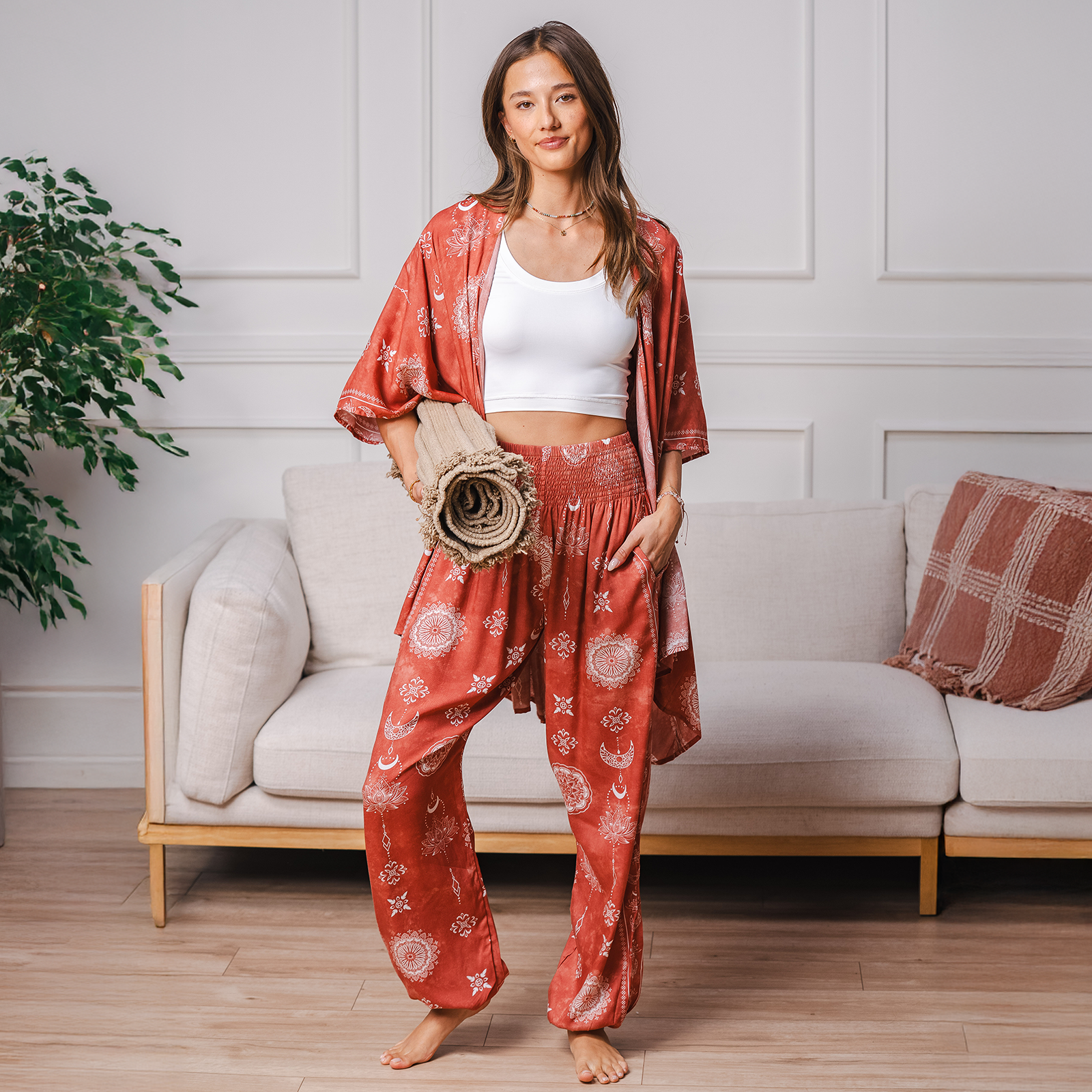 Lotus and Luna - Wholesale Pants - Women's - Sacred Sienna Harem Pants11