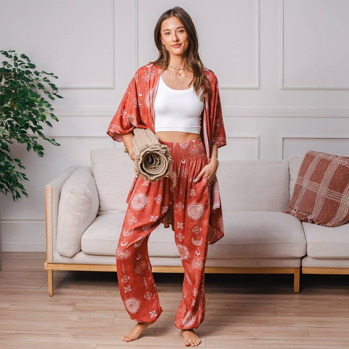 Lotus and Luna - Wholesale Kimono - Women's - Sacred Sienna Kimono5