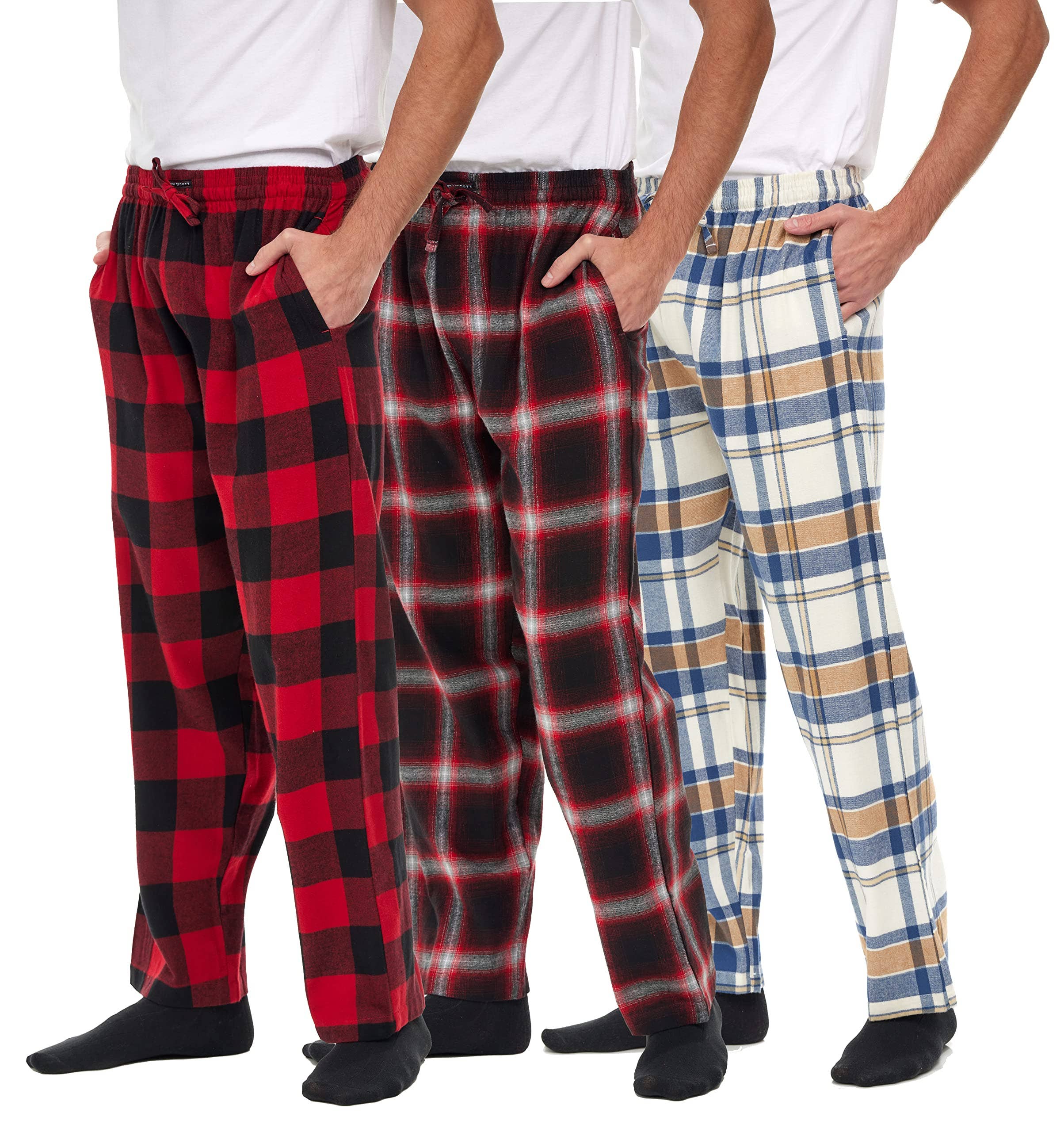 I-Wear Brands - Wholesale Sleepwear Bottom - Men's - Men's Cotton Flannel Lounge Pants20