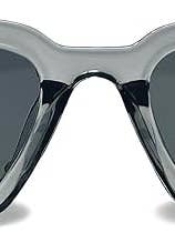 Cateye Sunglasses - Grey Crystal Frames/Lt. Grey Lenses for wholesale by Funky Junque