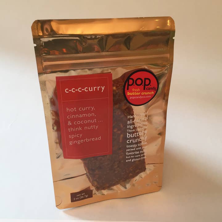 CCCCurry Butter Crunch for wholesale by p.o.p. candy co.