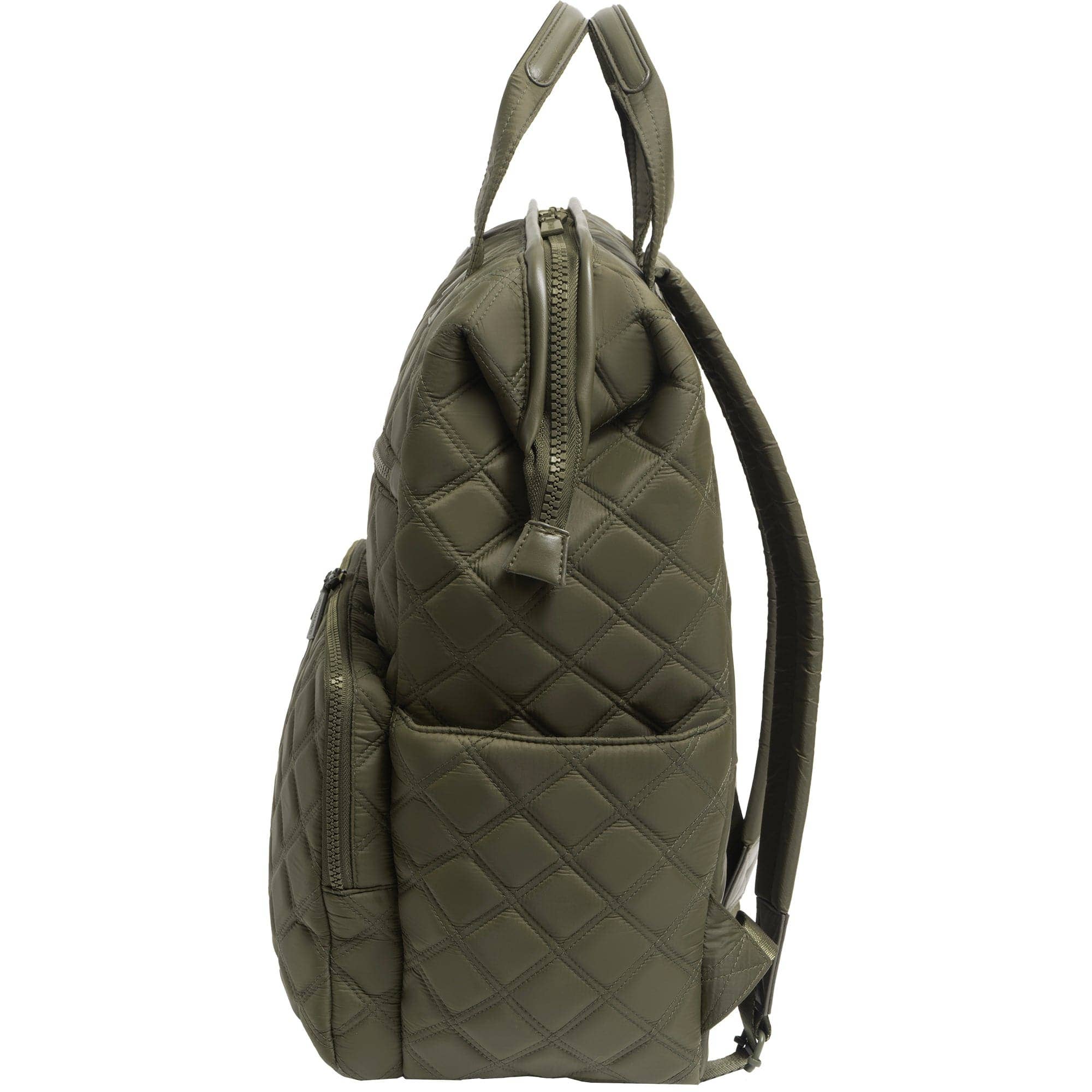 Magid - Wholesale Backpack - Women's - Joan & David Diamond Quilted Puffer Nylon Square Laptop Backpack8