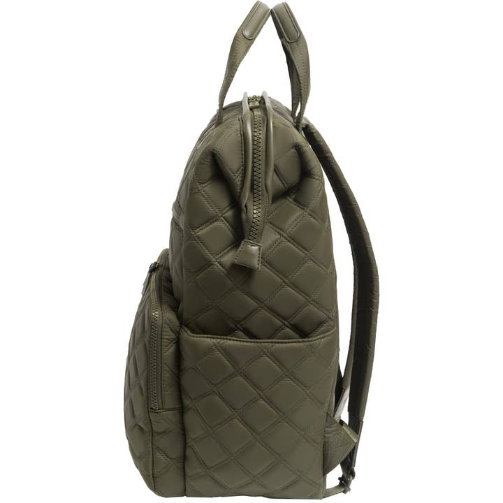 Magid - Wholesale Backpack - Women's - Joan & David Diamond Quilted Puffer Nylon Square Laptop Backpack8