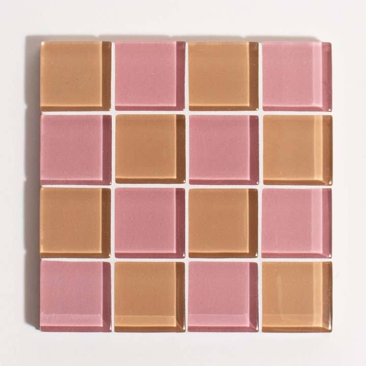 Subtle Art Studios - Vendita all'ingrosso Sottobicchiere - SOTTOBICCHIERE IN VETRO - Earthy P0