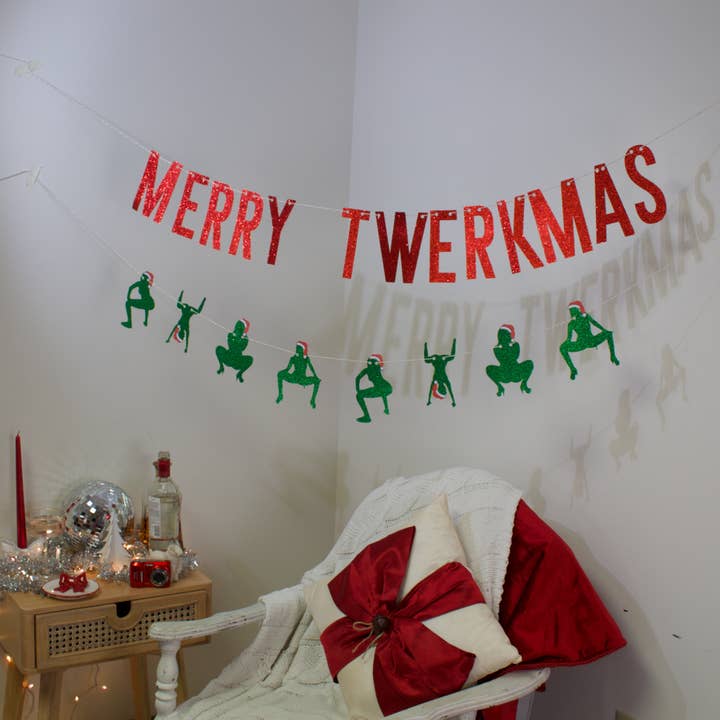Stendardo natalizio Merry Twerkmas per la vendita all'ingrosso da parte di Ninalem's Party