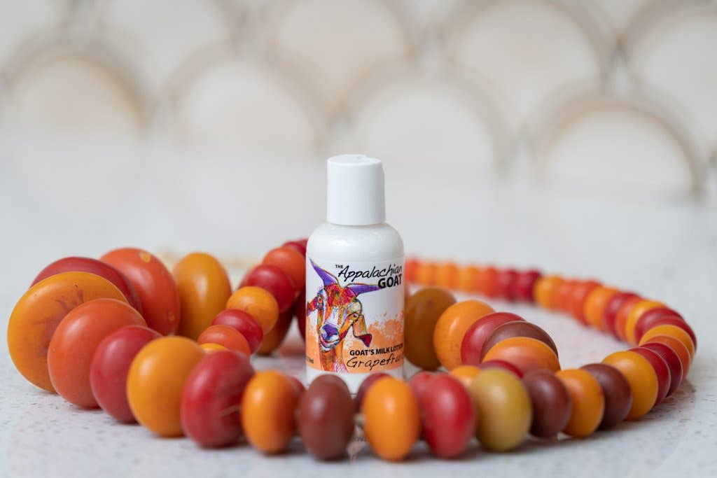 The Appalachian Goat – wholesale Body cream/lotion – 2oz Grapefruit Goats Milk Lotion1