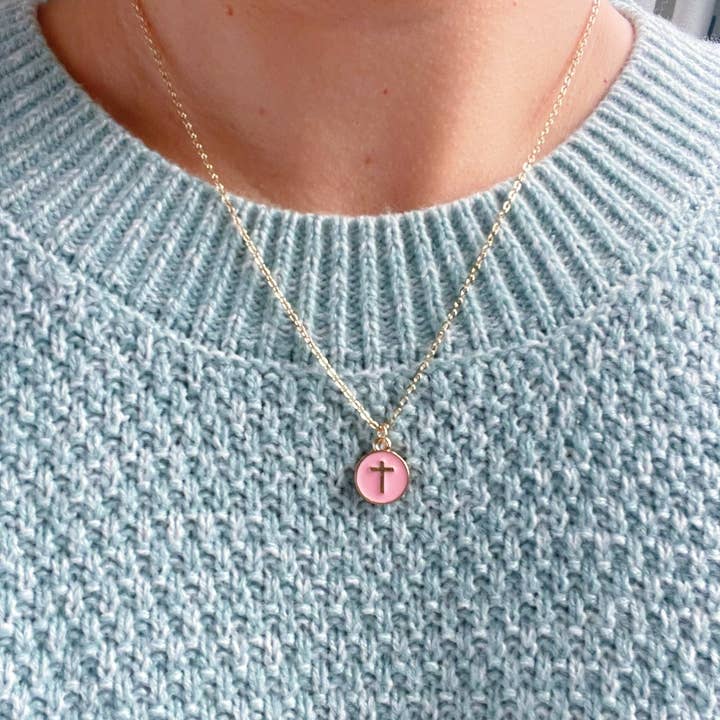 Laalee Jewelry – Großhandel Halskette – Kinder – Kinderkette mit Kreuzanhänger, religiöser Schmuck als Geschenk3