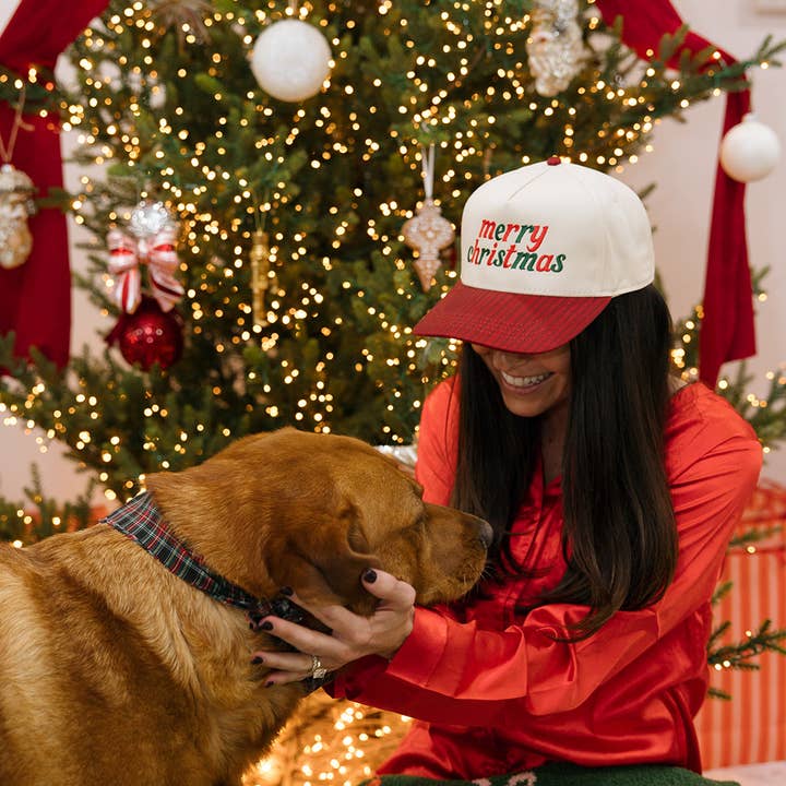 Ruby Moon - Wholesale Beanie - Women's - Merry Christmas Red Striped Hat - Christmas Hat0