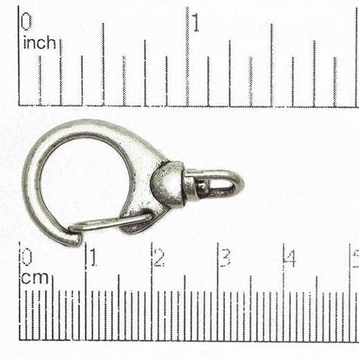 Continental Beads - Wholesale Clasp - 33mm x 19mm Swivel Lobster Claw Sold By The Piece - CL/SW1002