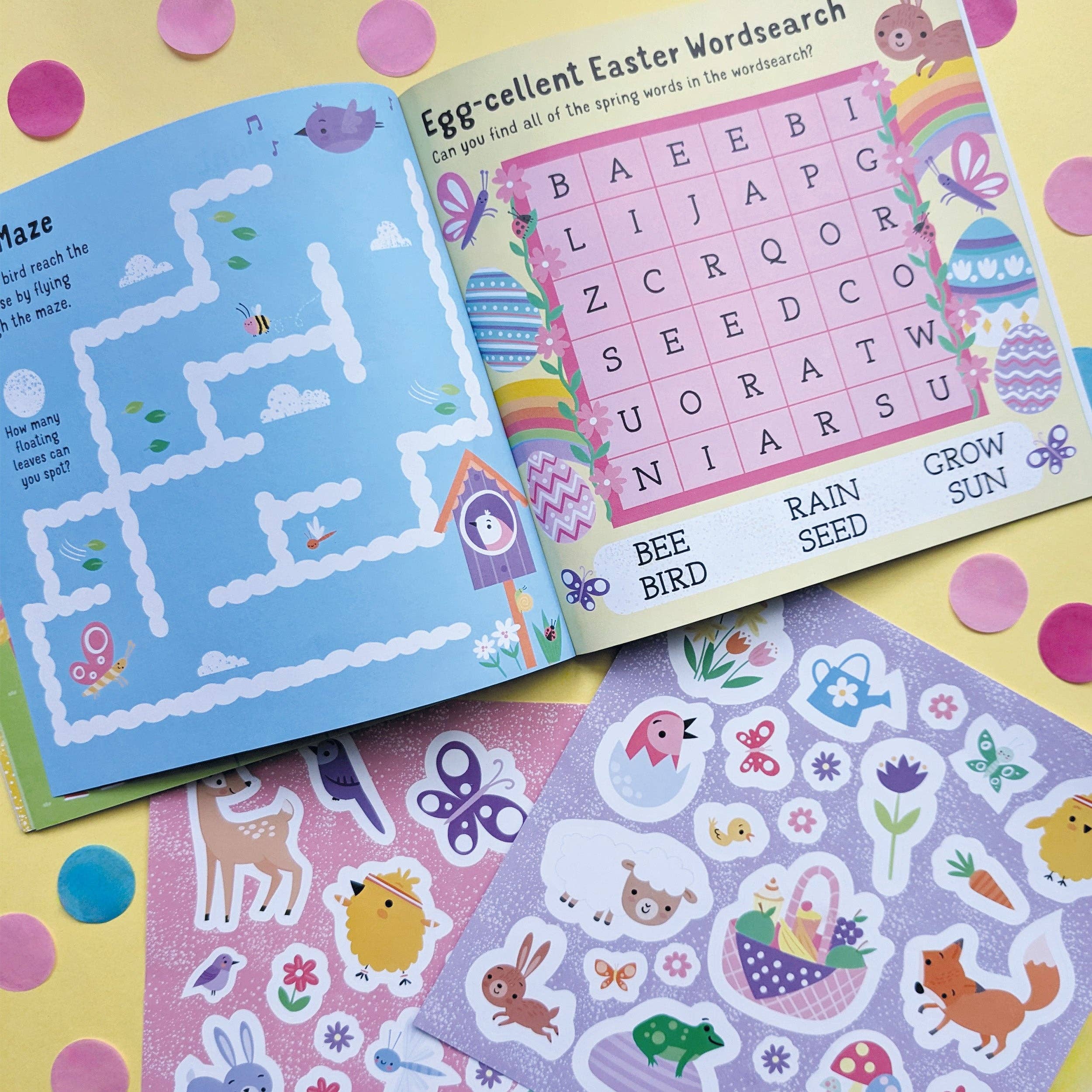 Robert Frederick Ltd – wholesale Art set – Child & baby – My Easter Art Set – Children’s Activity Set with Paints, Stickers and Plaster Eggs3