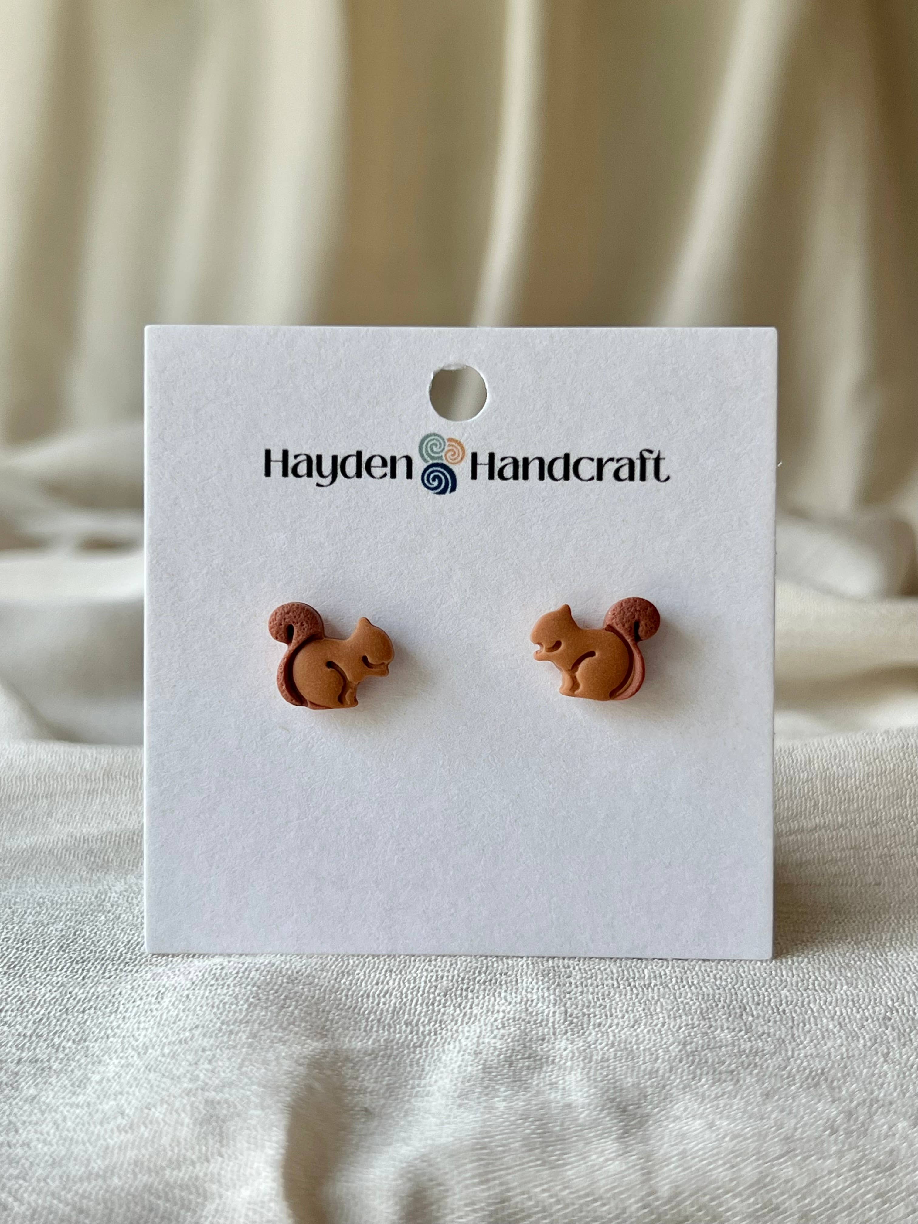 Hayden Handcraft - Vente Clous d'oreille - Goujons d'écureuil3