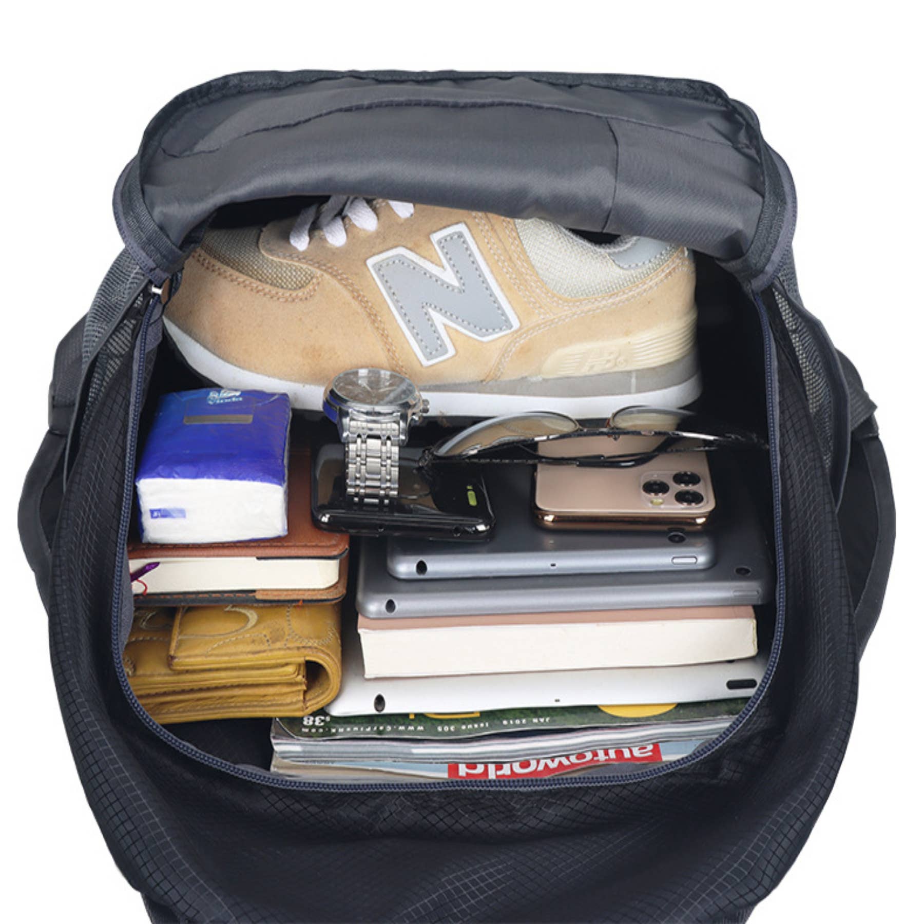 wandf - Wholesale Backpack - Unisex - Ultralight Foldable Waterproof Hiking Backpack –15.6" Laptop8