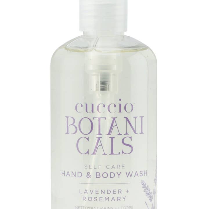 BOTANISKE STOFFER FUGTGIVENDE HÅND- OG KROPSVASK LAVENDEL+ROSMARIN for engroshandel hos CUCCIO SOMATOLOGY