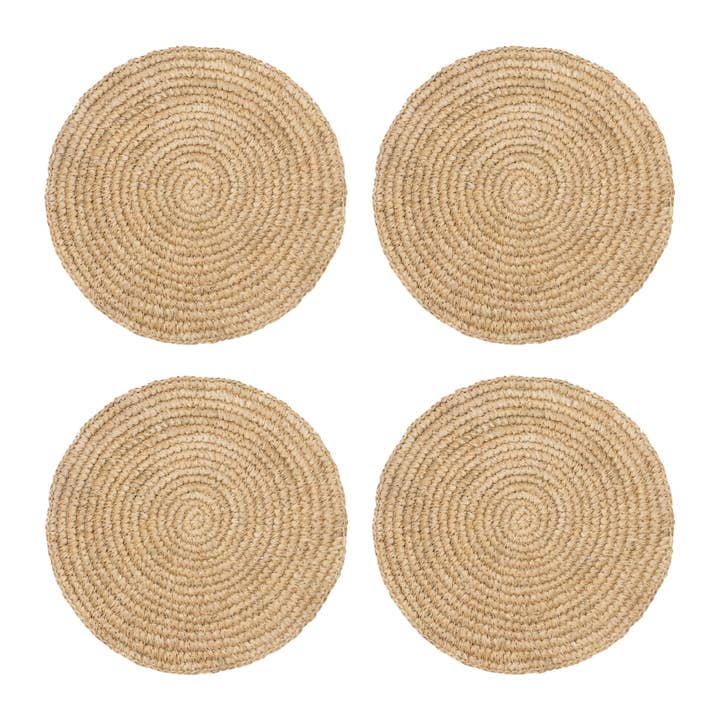Couleur Nature - Wholesale Placemat - Classic Round Natural Round Placemat - Set of 42