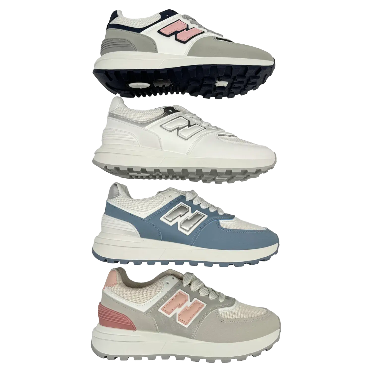 Rentoes – wholesale Vardagssneakers - Dam – Ladies Comfort Casual Trainers – bekväma vardagsskor för damer9