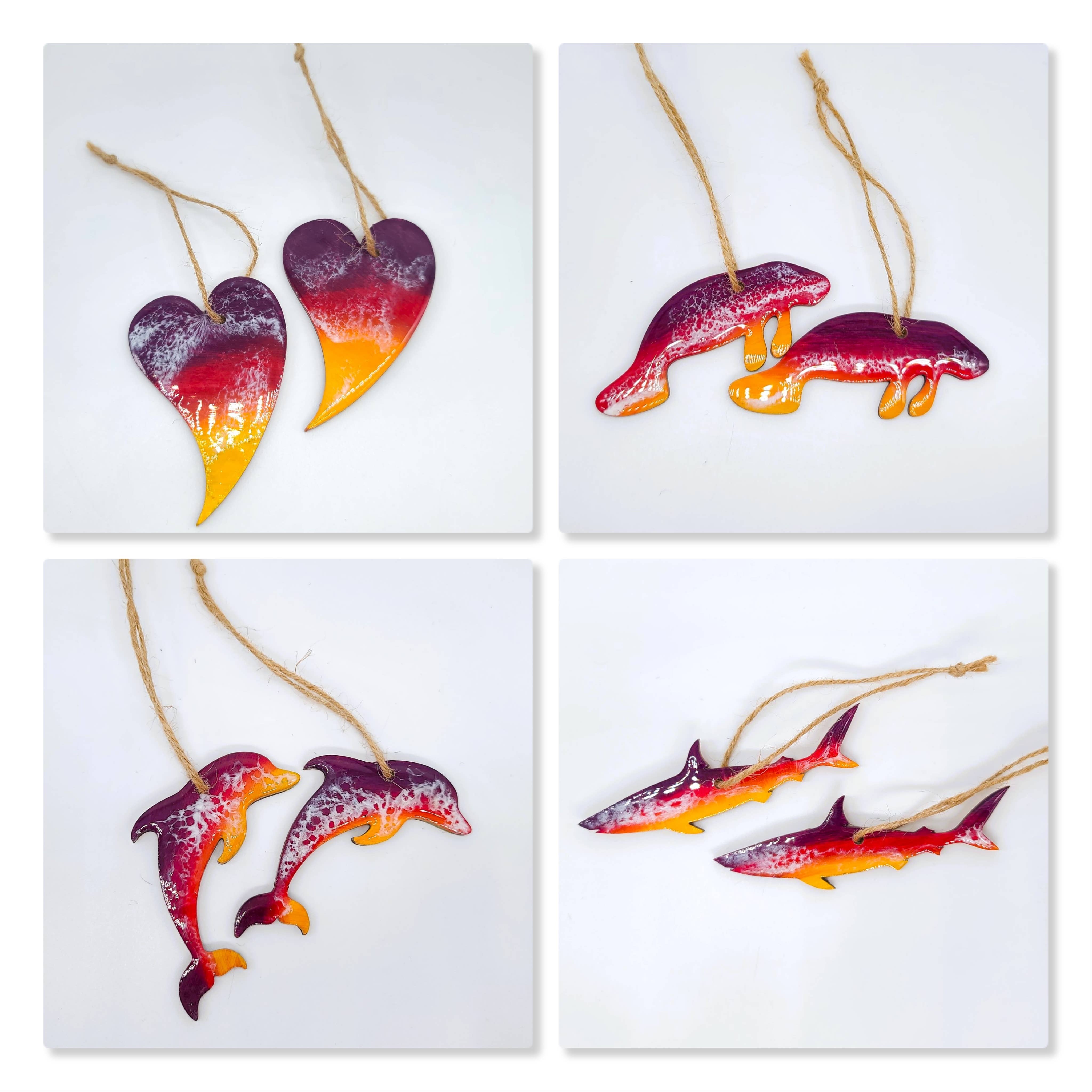 JEMS of the Sea - Vente Objets de décoration - Ornement de Noël océan / Ornement de plage / Ornement faune marine71