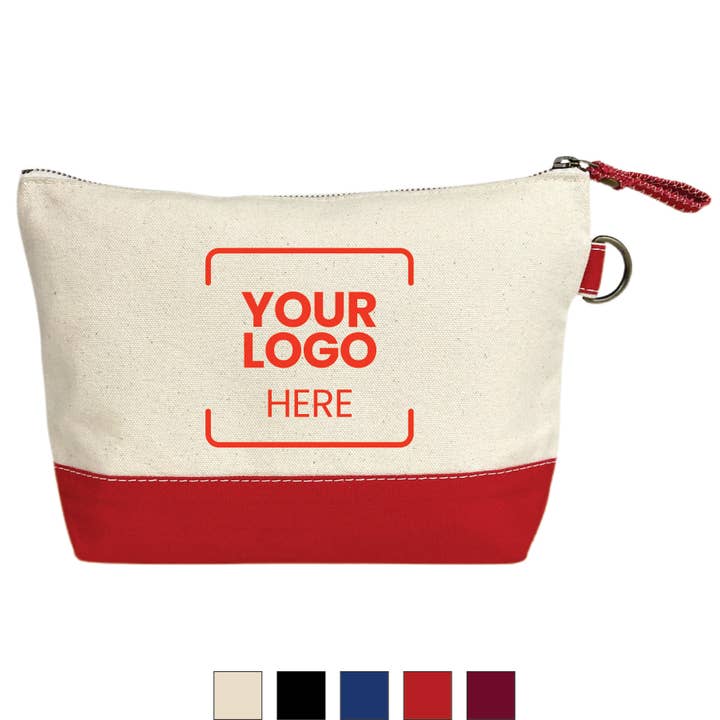 Branded Premium Canvas Travel Pouch | Toiletry Tech Kit for wholesale by US Bags
