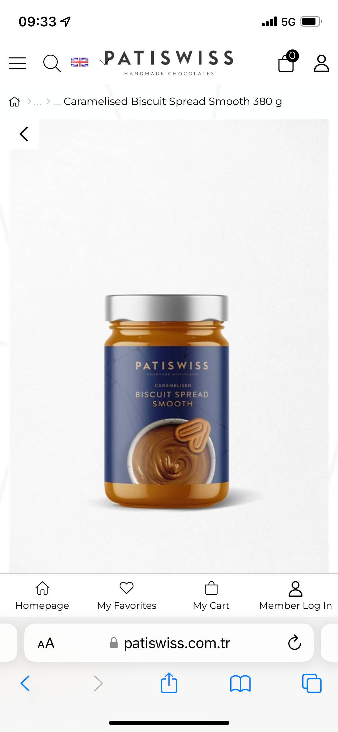 Patiswiss Handmade Chocolate - Vente Beurres de noix - Pâte à tartiner lisse caramélisée 380 g