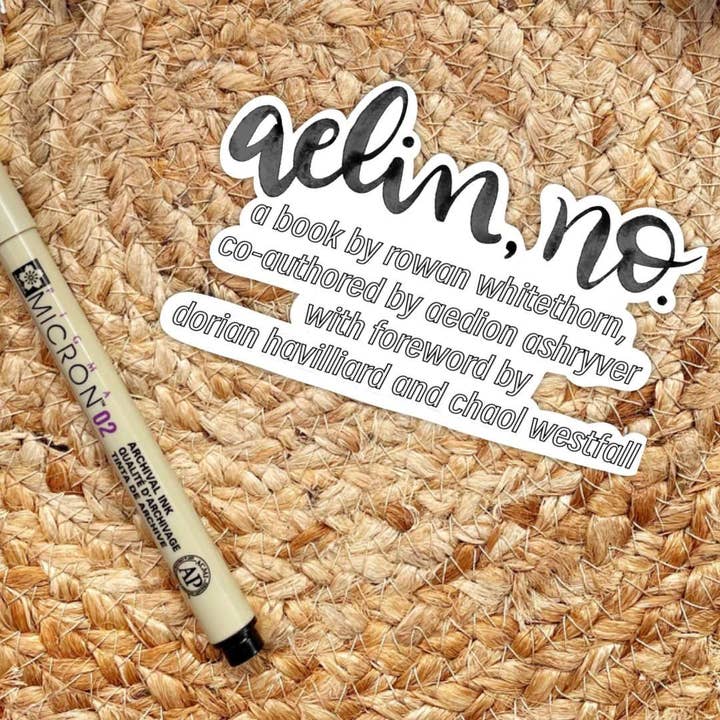 Troon van Glas Aelin Geen Sticker voor wholesale door Serafine Art and Design