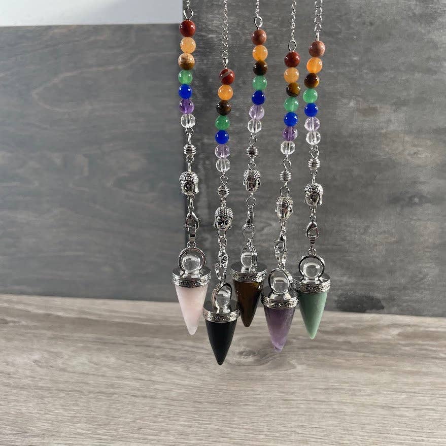 Keystone Crystals - Vente Accessoire de méditation - Pendules assortis avec symbole Ohm Chakra pour la vente en gros5