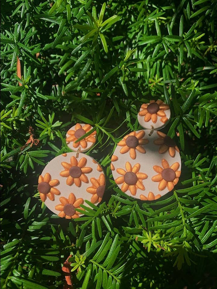 Duo ensoleillé pour la vente par Polymearrings Jewelry Co.